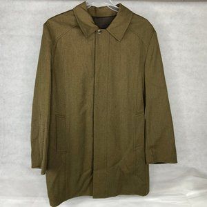 PRONTO UOMO Men’s Vegas Gold Plaid 100% Wool Over